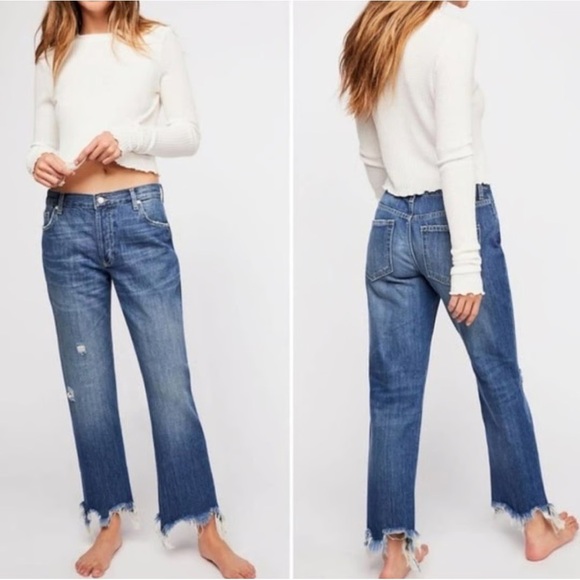 We the Free Maggie crop step mid-rise EUC size 26 - Picture 2 of 4